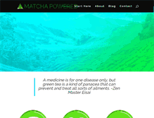 Tablet Screenshot of matchapowered.com